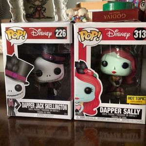 Funko Pop Dapper Jack and Sally Set